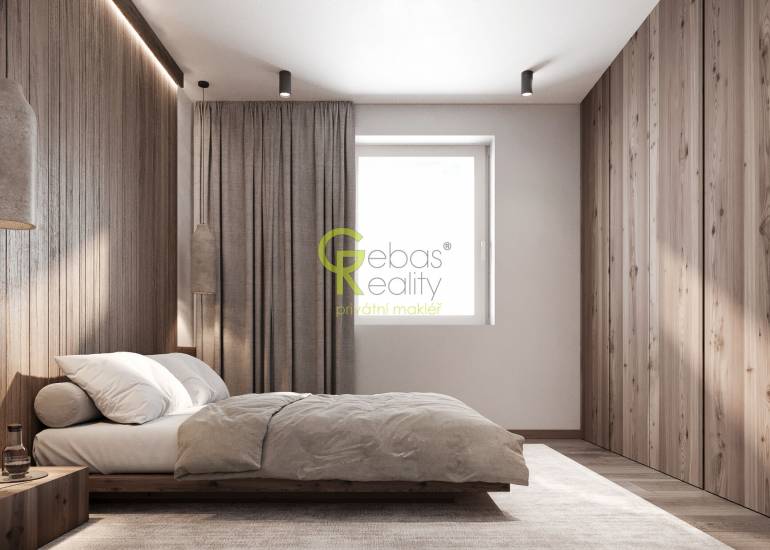 Nový byt 2+kk v projektu Byty Otradovice u Brandýsa nad L. vč. sklepa a parkovacího stání v ceně